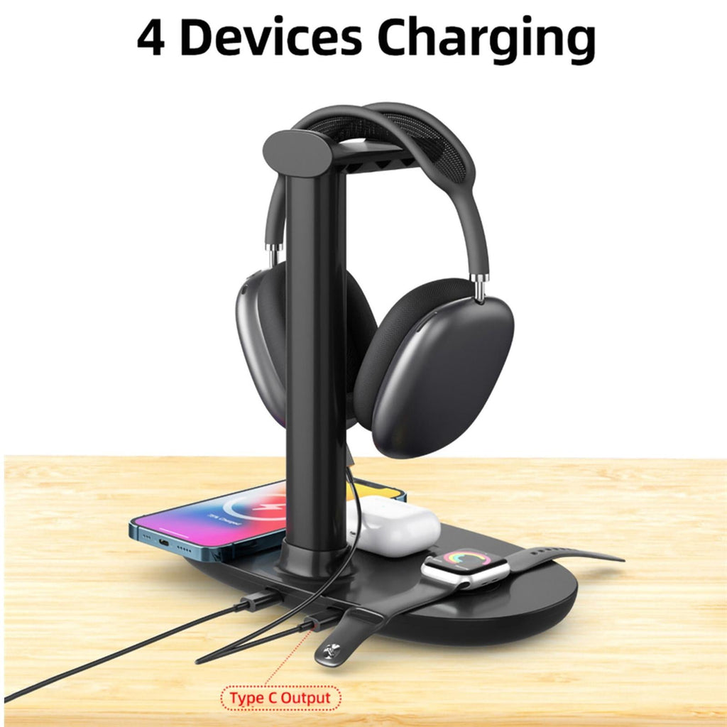 4 In 1 Wireless Charger For Phone Watch Airpods