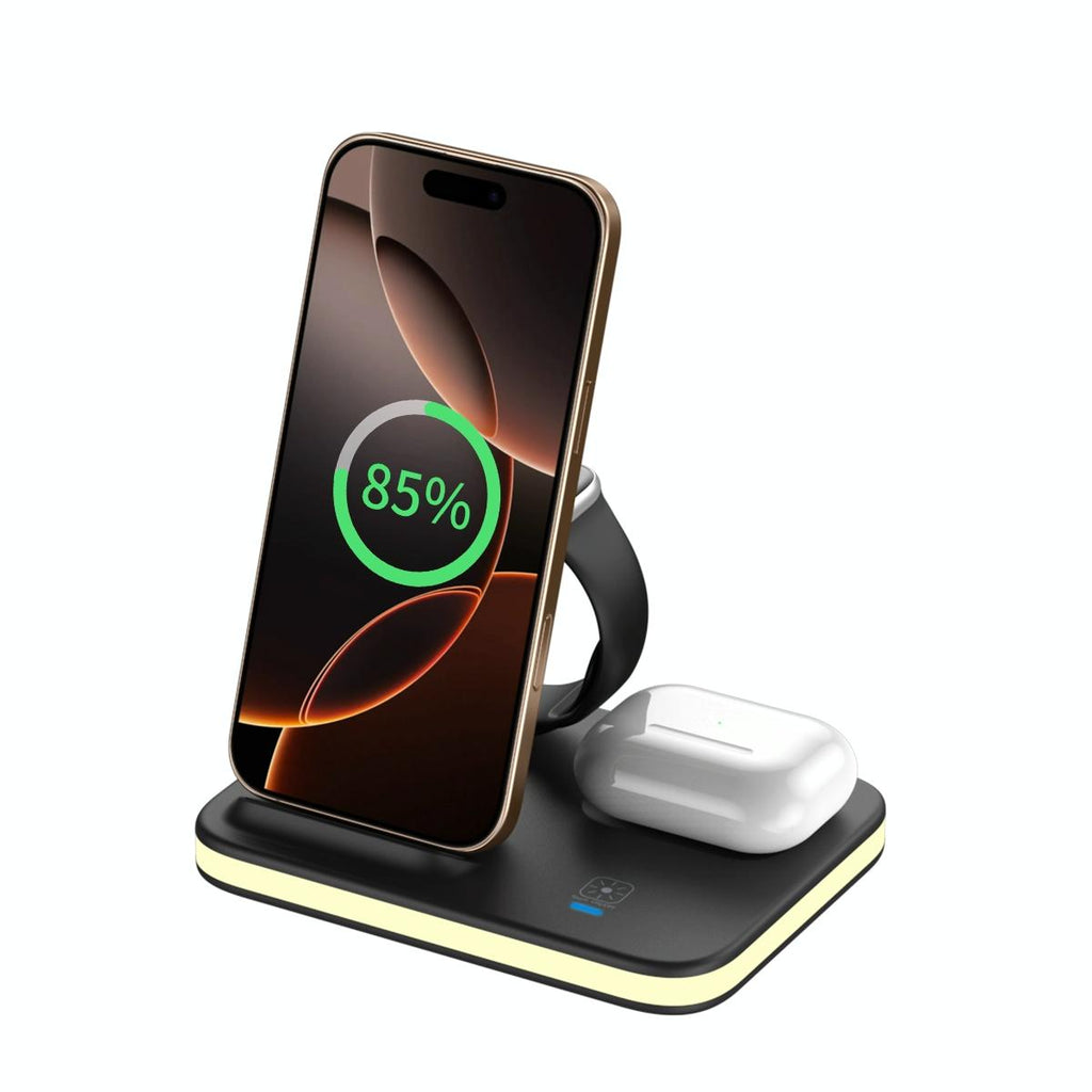 4 In 1 Magnetic Fast Wireless Charger - Gold