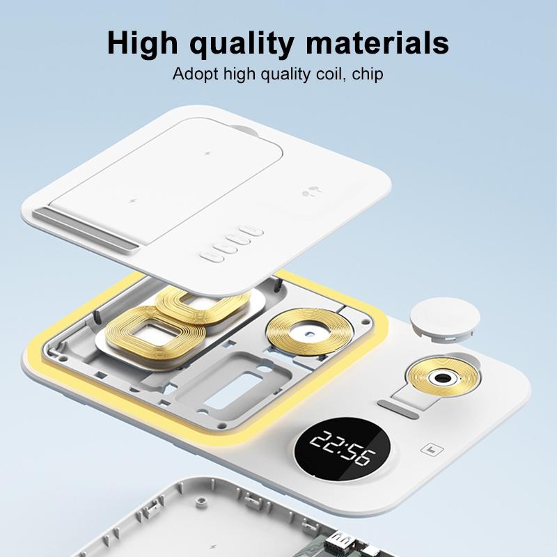 30W Wireless Charger Multifunctional - Black