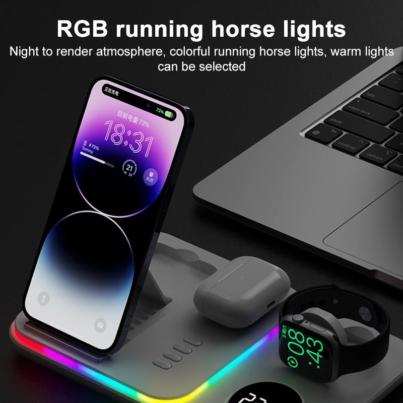 30W Wireless Charger Multifunctional - Black