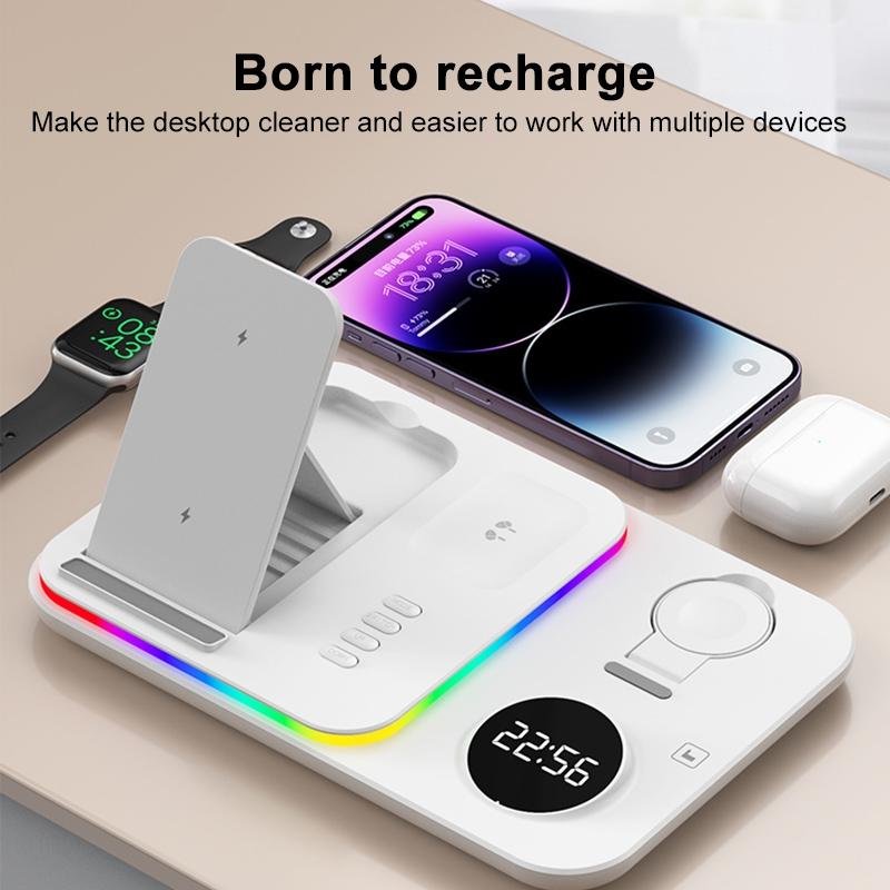 30W Wireless Charger Multifunctional - White