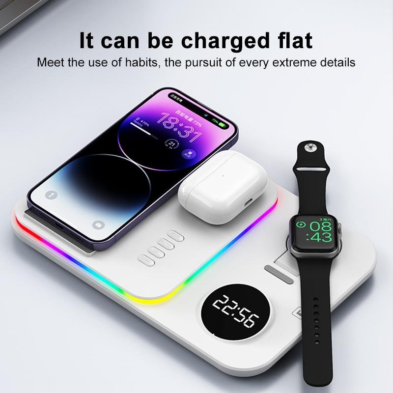 30W Wireless Charger Multifunctional - White