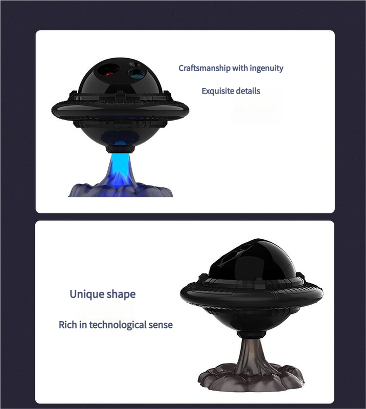 Flying Saucer Starry Sky Projection Lamp - Ambient Mood Light