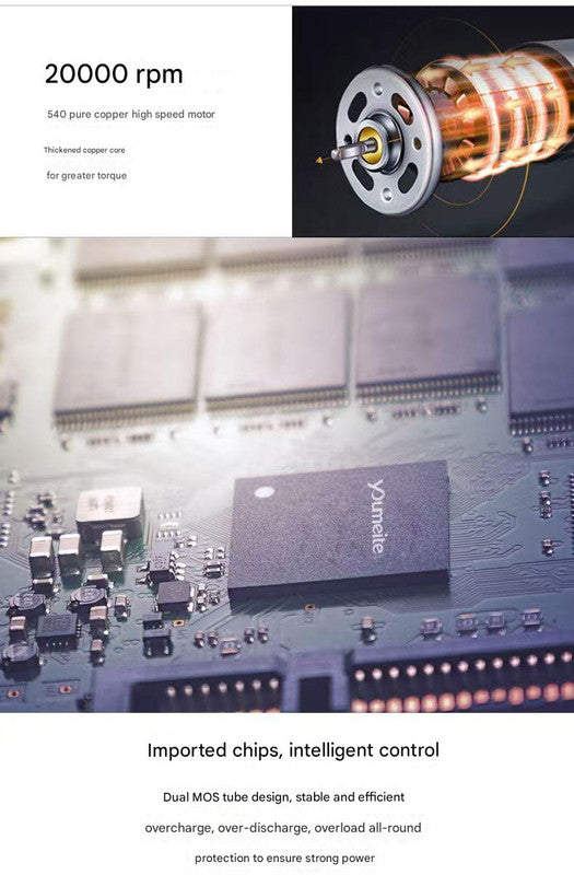 Portable Electric Juicer Blender - 450ml Glass Cup, 6-Blade, 20000RPM, USB Rechargeable(Green)